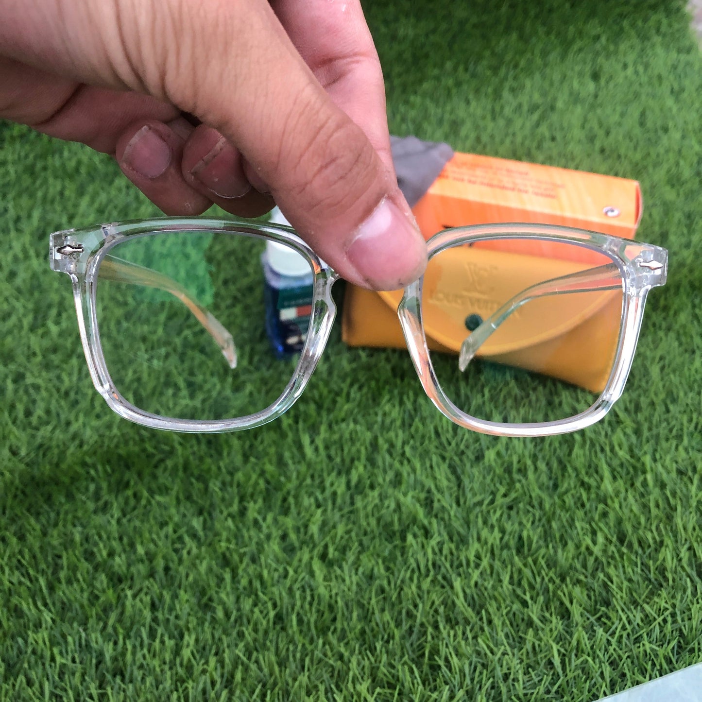 Computer Glasses Diamond Shape All screen protection - with Free pouch, shiner, cleaning cloth