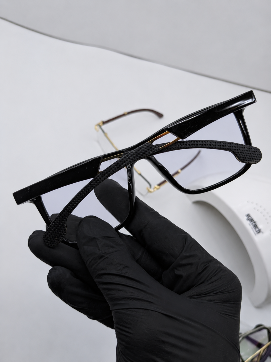 Black Sun Glasses - With Transition - Multifunctional