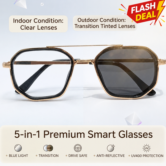 Trendy 5 in 1 Frame - Black silver - Transition + Screen -  with Free Gifts