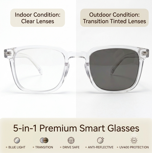 5 in 1 Glasses Diamond Shape All screen protection - with Free pouch, shiner, cleaning cloth