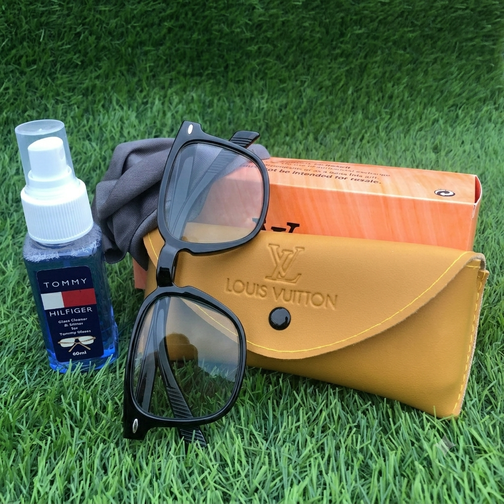5 in 1 Glasses Diamond Shape All screen protection - with Free pouch, shiner, cleaning cloth