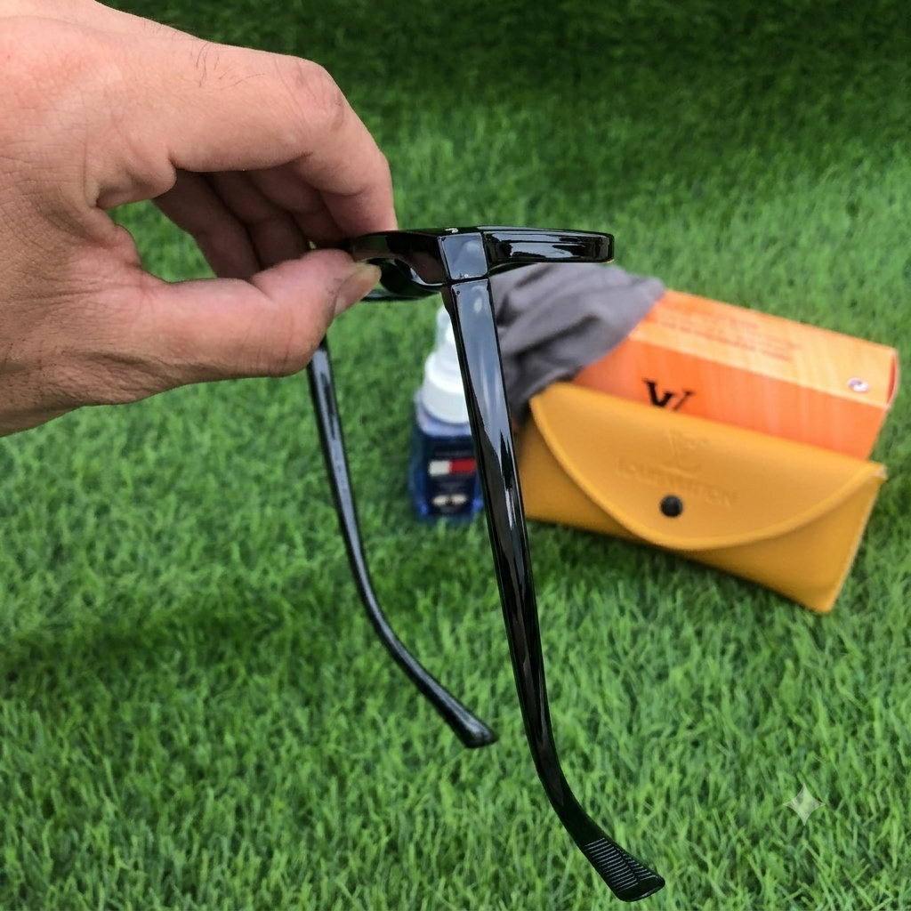 5 in 1 Glasses Diamond Shape All screen protection - with Free pouch, shiner, cleaning cloth