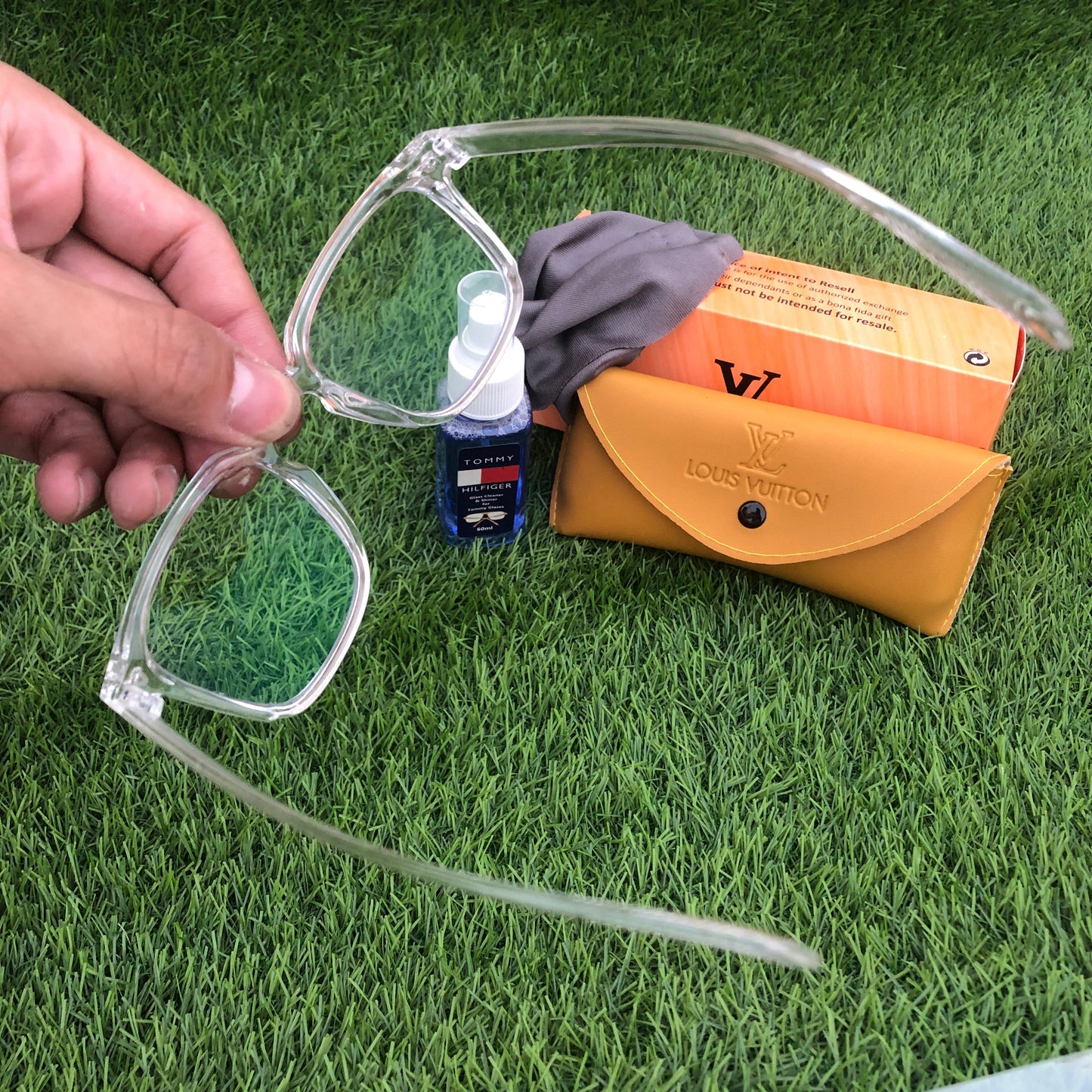 Computer Glasses Diamond Shape All screen protection - with Free pouch, shiner, cleaning cloth