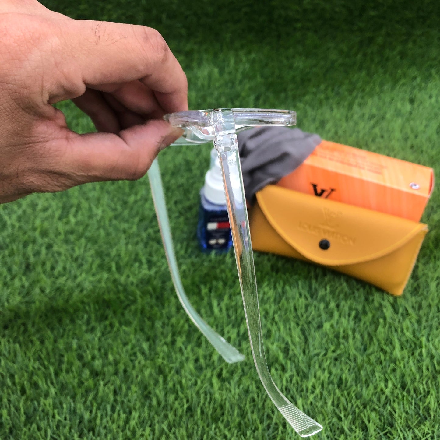Computer Glasses Diamond Shape All screen protection - with Free pouch, shiner, cleaning cloth