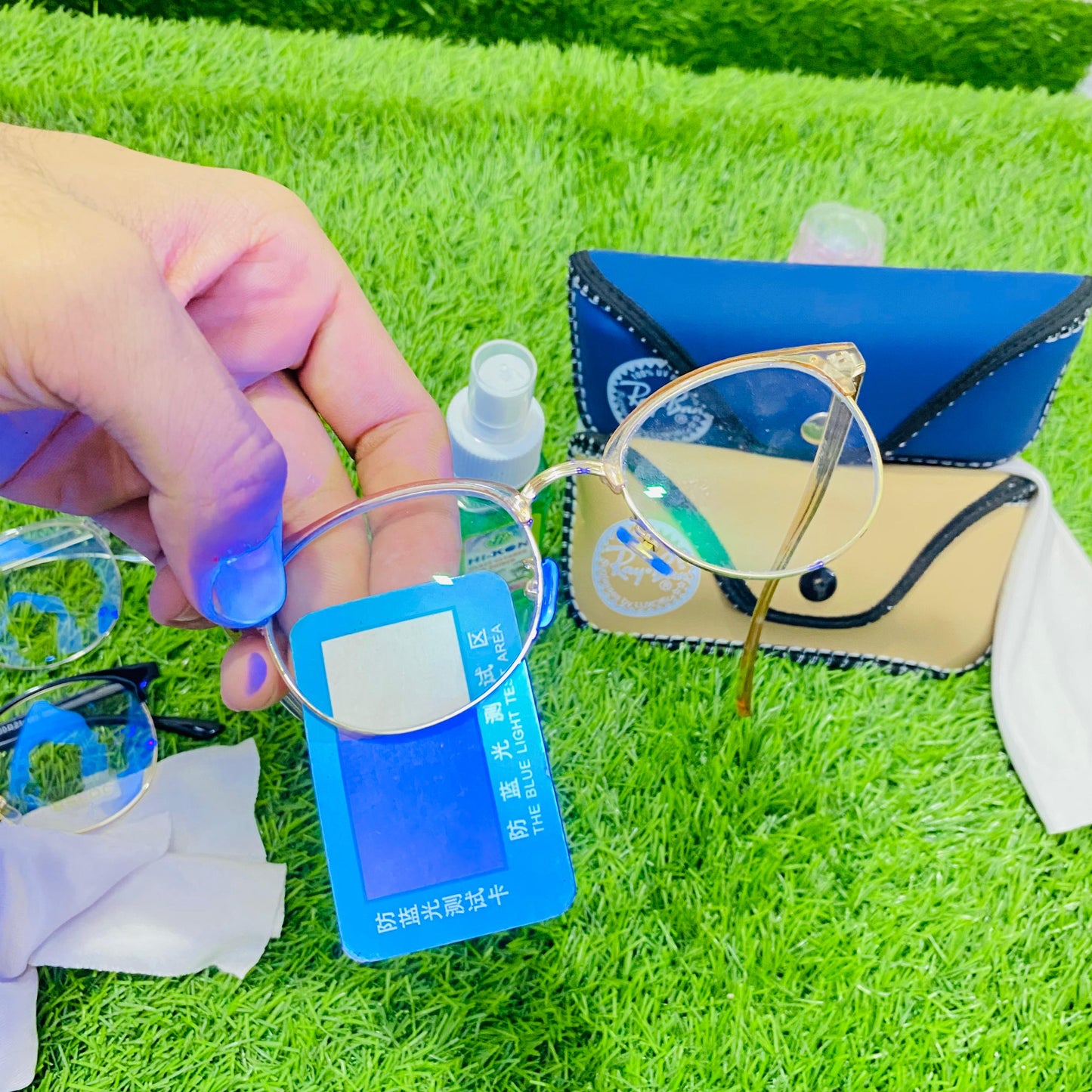 Beautifull Creamy - Smart Blue Light Protection Glasses with Free pouch, shiner, cleaning cloth
