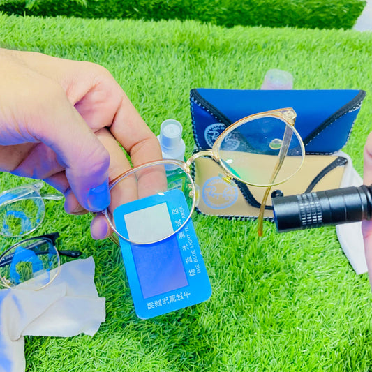 Beautifull Creamy - Smart Blue Light Protection Glasses with Free pouch, shiner, cleaning cloth