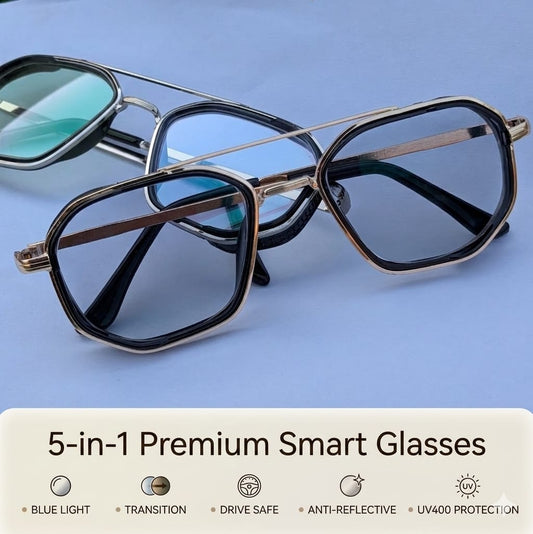 Trendy 5 in 1 Frame - Black silver - Transition + Screen -  with Free Gifts