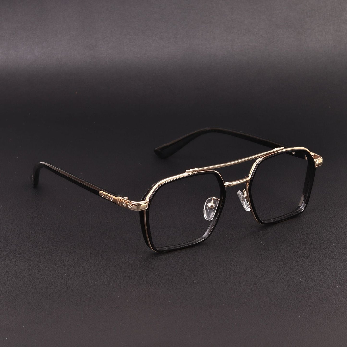 Elvore – Metal Screen Glasses – Gold Black